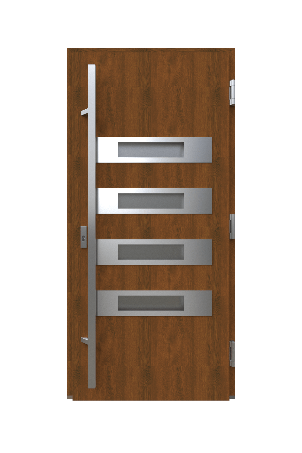 Двері з HPL панелями модель горизонталь