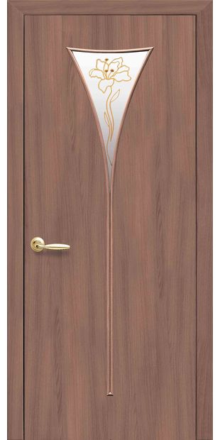 Межкомнатные двери Бора со стеклом сатин и рисунком bora-8
