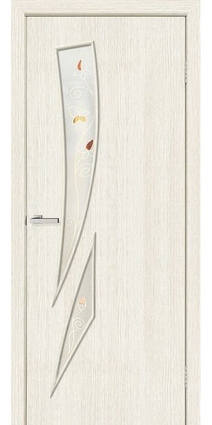 Дверь "Омис" Фиеста Экошпон (стекло сатин с контурным рисунком) dver-omis-fiesta-ehkoshpon-steklo-satin-s-konturnym-risunkom-2