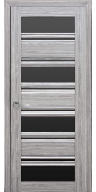 Межкомнатные двери Венеция С2 с черным стеклом italjano-venecija-s2-smart-zhemchug-serebrjanyj-s-chernym-steklom