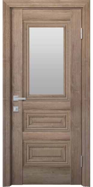Межкомнатные двери Камилла со стеклом сатин kamilla-2