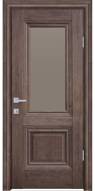 Межкомнатные двери Канна со стеклом бронза kanna-10