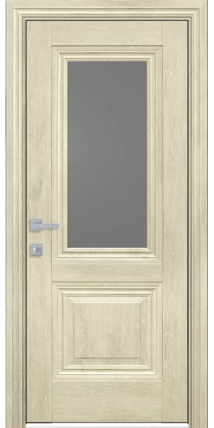 Межкомнатные двери Канна со стеклом графит kanna-6