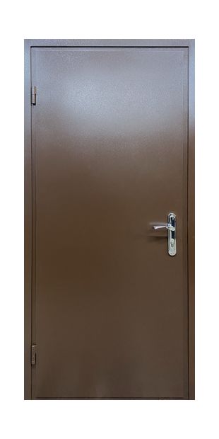 Входная дверь Метал медь/ДСП венге 16 мм metal-dsp1