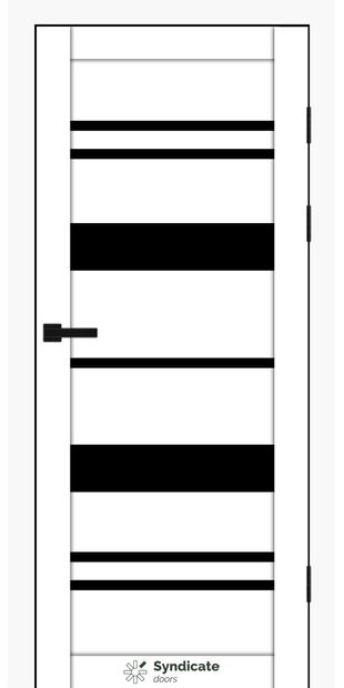 Міжкімнатні двері SD-104 sd-104-bilij-oksamit-chorne