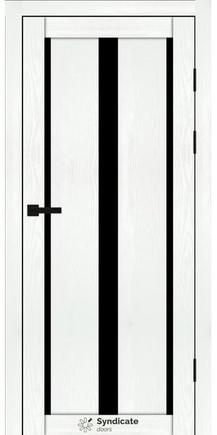 Міжкімнатні двері SD-127 sd-127-bila-struktura-chorne