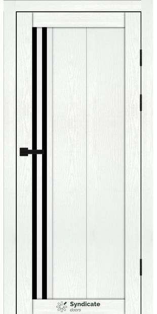 Міжкімнатні двері SD-136 sd-136-bila-struktura-chorne