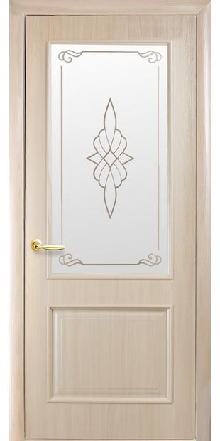 Межкомнатные двери Вилла со стеклом сатин и рисунком villa-18
