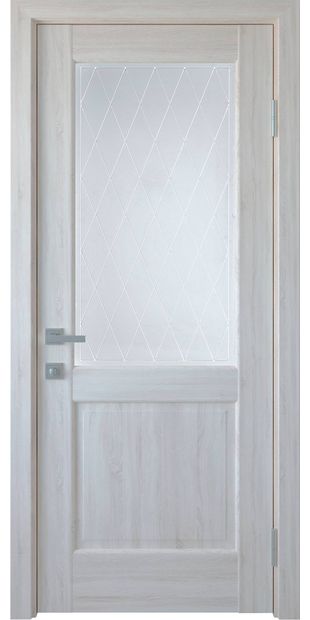 Межкомнатные двери Эпика со стеклом сатин и рисунком Р2 jepyka-20