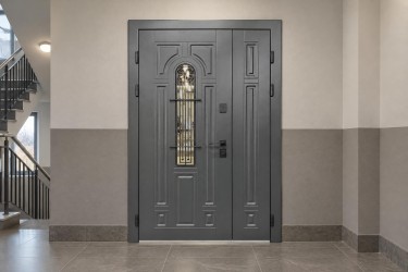 Двері вхідні в дім Елегант термо Лучія ArWood RAL 7016