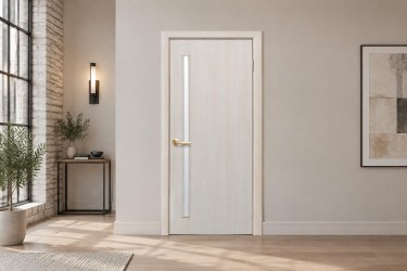 Міжкімнатні двері Line Glass-01 зі склом сатин