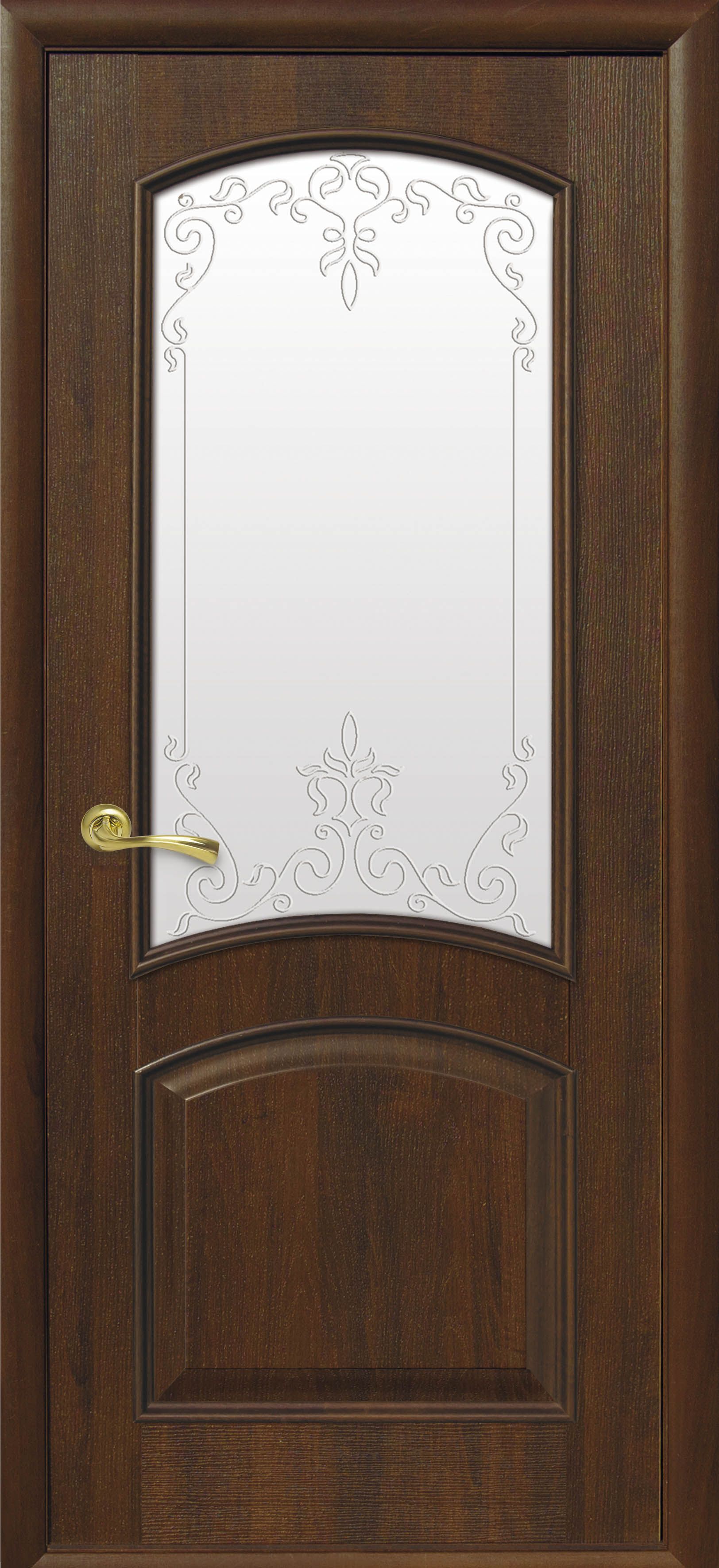 Межкомнатные двери Антре со стеклом сатин и рисунком Р2