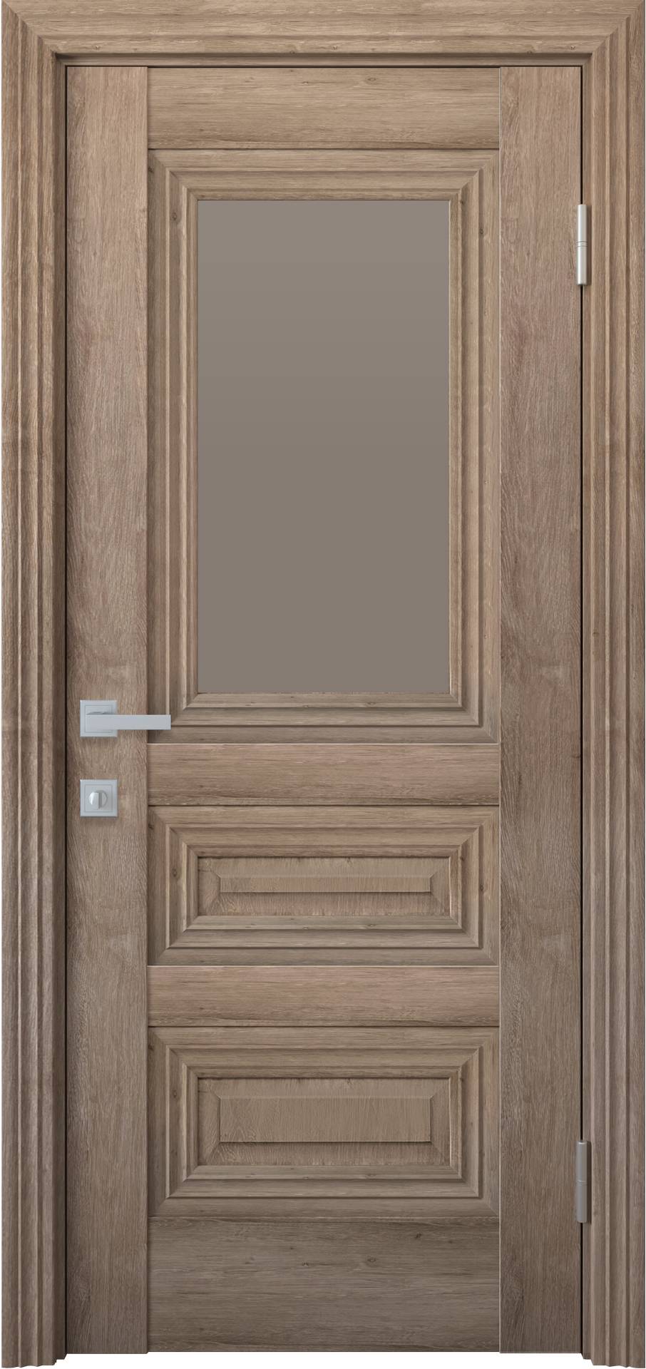 Межкомнатные двери Камилла со стеклом бронза