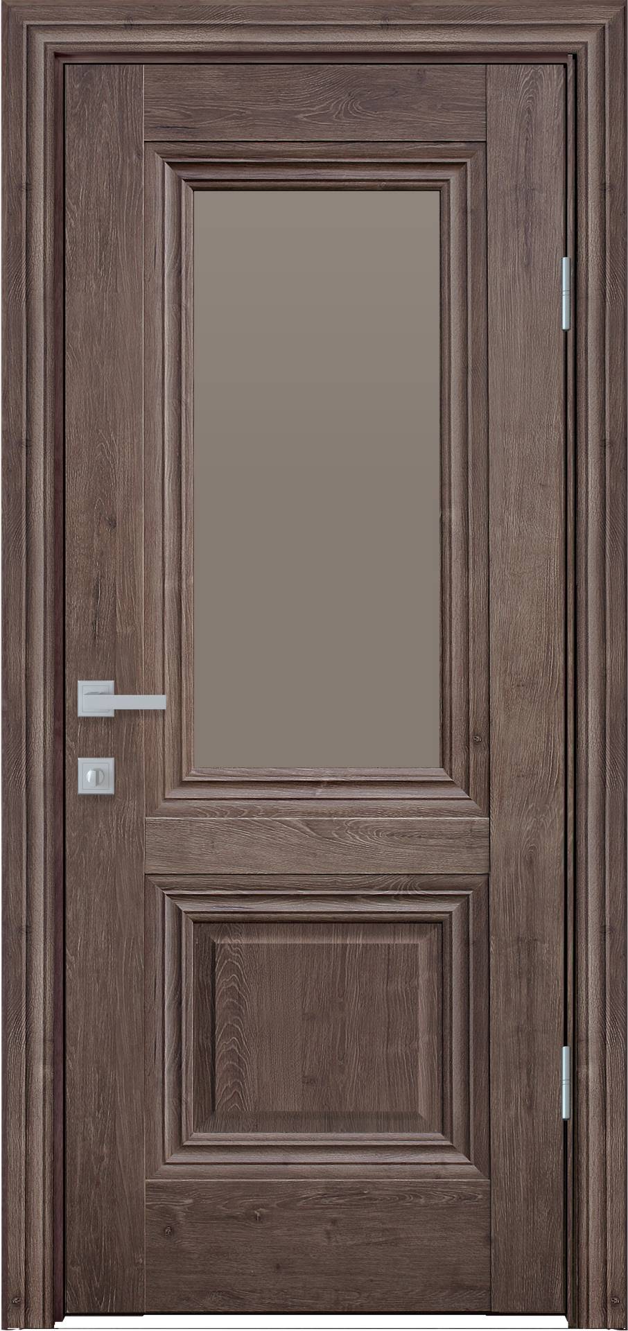 Межкомнатные двери Канна со стеклом бронза