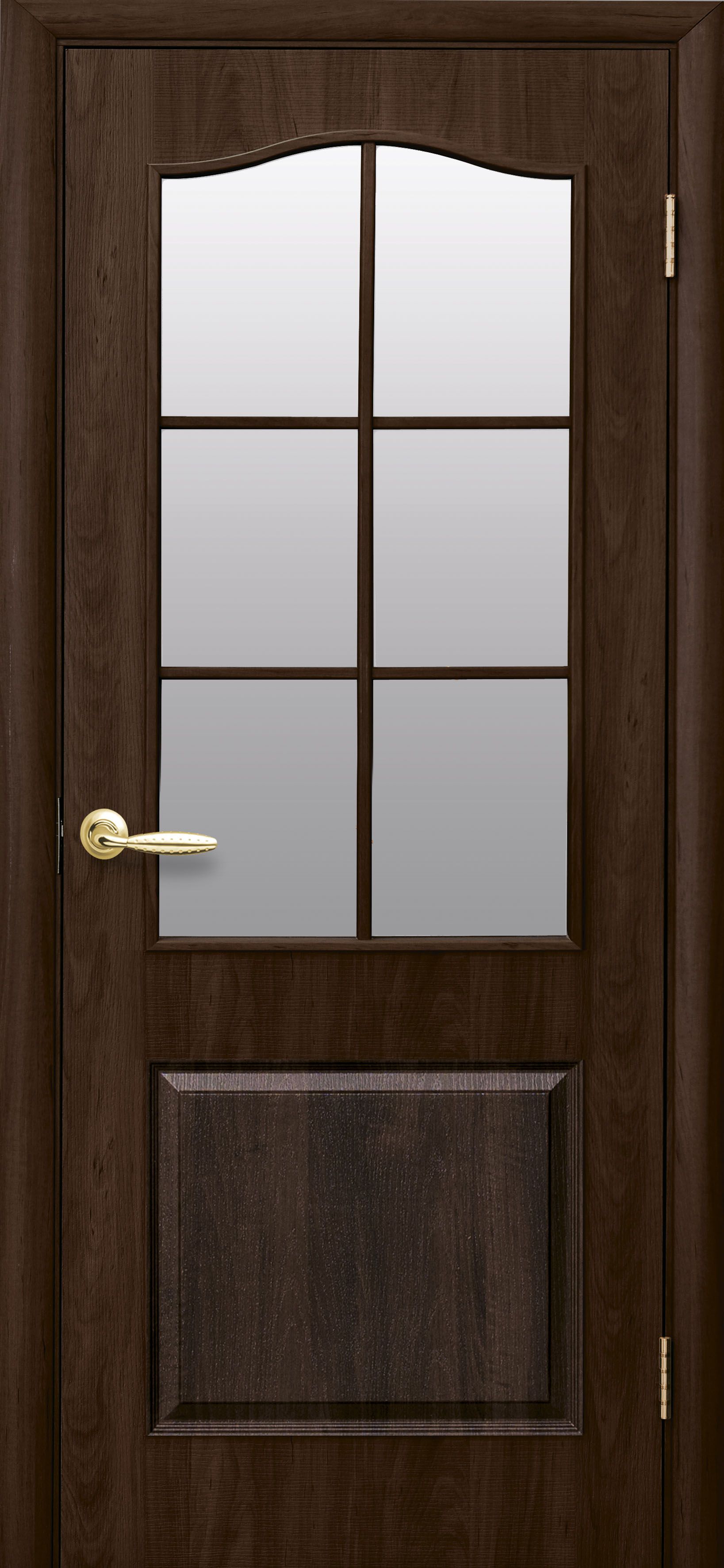 Межкомнатные двери Классик со стеклом сатин