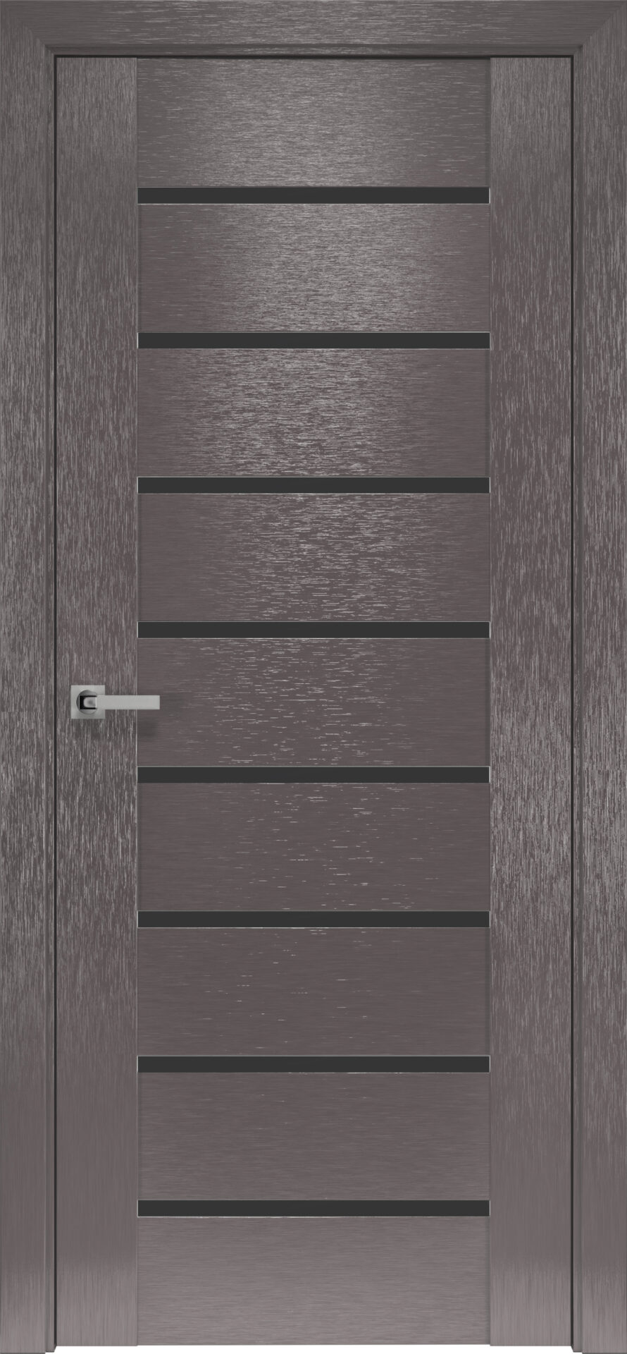 Межкомнатные двери Парма с черным стеклом