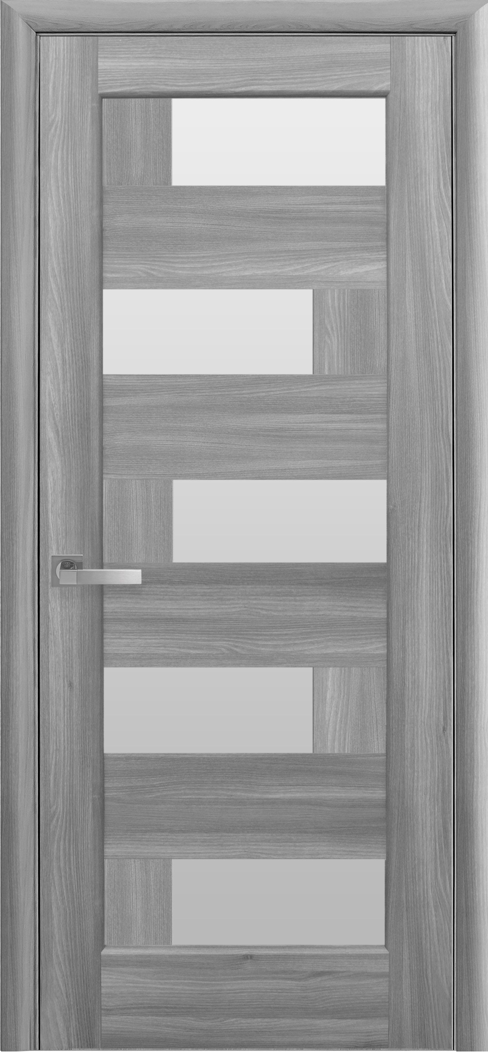 Межкомнатные двери Пиана со стеклом сатин