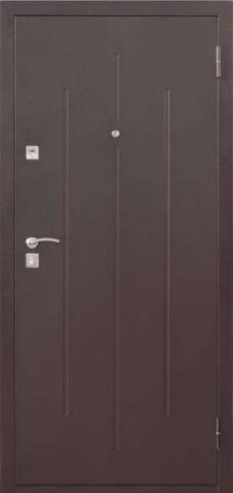 Двері Вхідні Будгост ​​7-2 метал/ХДФ Італійський горіх