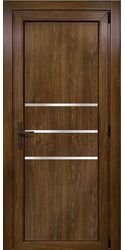 Двери межкомнатные пластиковые 01 Good Door, PVC Горіх
