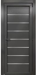 Двери межкомнатные пластиковые 02 Good Door, PVC Антрацит