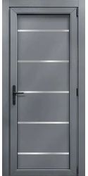 Двери межкомнатные пластиковые 04 Good Door, PVC Базальт