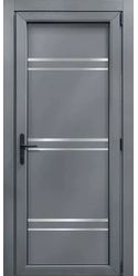 Двери межкомнатные пластиковые 06 Good Door, PVC Базальт