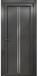 Двери межкомнатные пластиковые 08 Good Door, PVC Антрацит