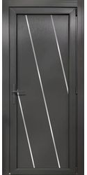 Двери межкомнатные пластиковые 09 Good Door, PVC Антрацит
