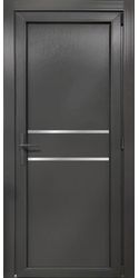 Двери межкомнатные пластиковые 17 Good Door, PVC Антрацит
