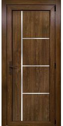 Двери межкомнатные пластиковые 20 Good Door, PVC Горіх