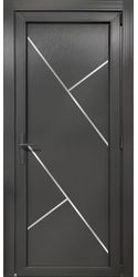 Двери межкомнатные пластиковые 23 Good Door, PVC Антрацит