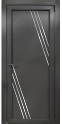 Двери межкомнатные пластиковые 24 Good Door, PVC Антрацит