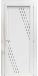 Двери межкомнатные пластиковые 24 Good Door, PVC Білий