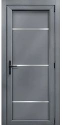 Двери межкомнатные пластиковые 26 Good Door, PVC Базальт