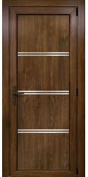Двери межкомнатные пластиковые 28 Good Door, PVC Горіх