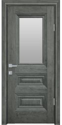 Межкомнатные двери Камилла со стеклом сатин, ЭкоВуд Орех Сибирский