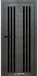 Міжкімнатні двері SD-126, PVC Бетон темний