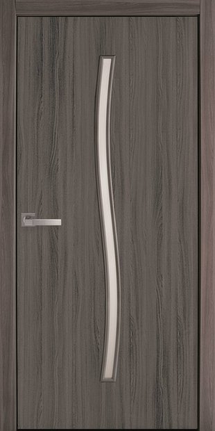 Межкомнатные двери Line Glass-02 со стеклом сатин kfd-line-glass-02-14