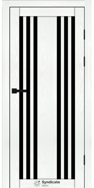 Межкомнатные двери SD-126 sd-126-bila-struktura-chorne