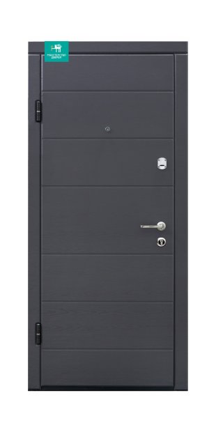Входная дверь ПБ-202 Дуб грифель / пломбир  vhidni-dveri-pb-202