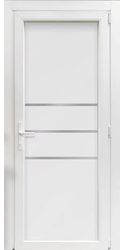 Двери межкомнатные пластиковые 01 Good Door, PVC Білий