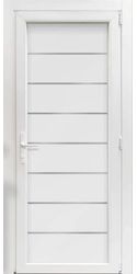 Двери межкомнатные пластиковые 02 Good Door, PVC Білий