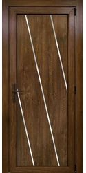 Двери межкомнатные пластиковые 09 Good Door, PVC Горіх