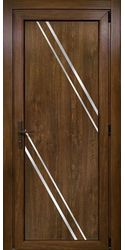 Двери межкомнатные пластиковые 12 Good Door, PVC Горіх