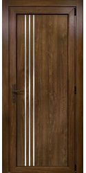 Двери межкомнатные пластиковые 16 Good Door, PVC Горіх