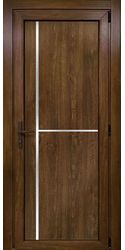 Двери межкомнатные пластиковые 22 Good Door, PVC Горіх