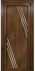 Двери межкомнатные пластиковые 24 Good Door, PVC Горіх