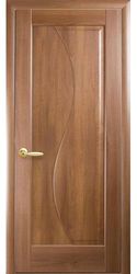 Межкомнатные двери Эскада глухое, ПВХ DeLuxe Золотая ольха