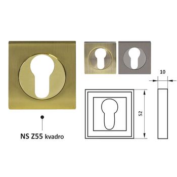 Накладка NS Z55 KVADRO,  
