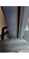 Двойная дверь входная Техническая 1200 мм 2 листа метала  RAL7024-1